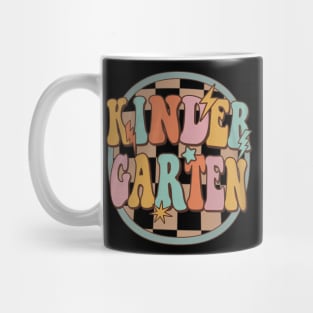 Groovy Retro Kindergarten Back To School Teacher Kids Mug